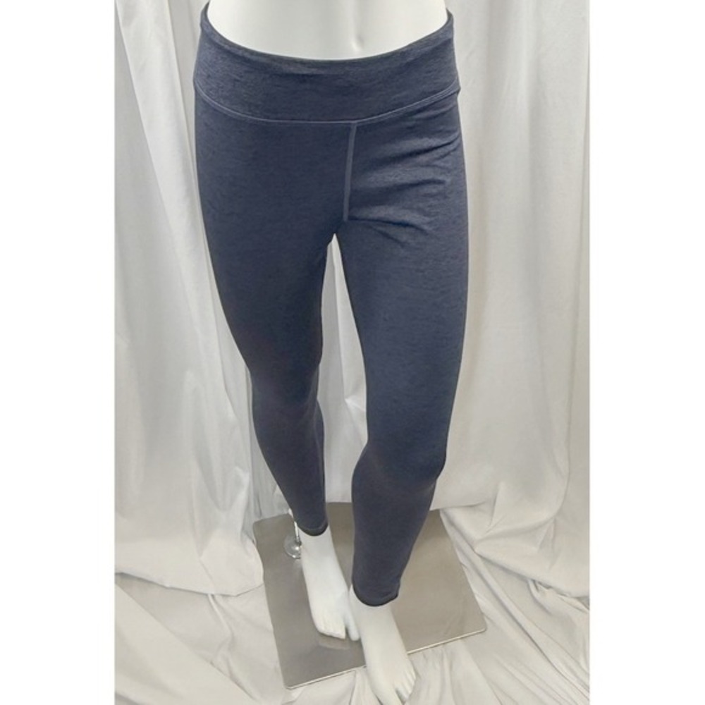 Columbia Dark Blue Heathered Leggings Activewear M Goprcore Sporty 87-02 - Picture 4 of 13